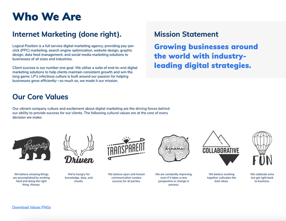 Brand Guidelines - Who We Are