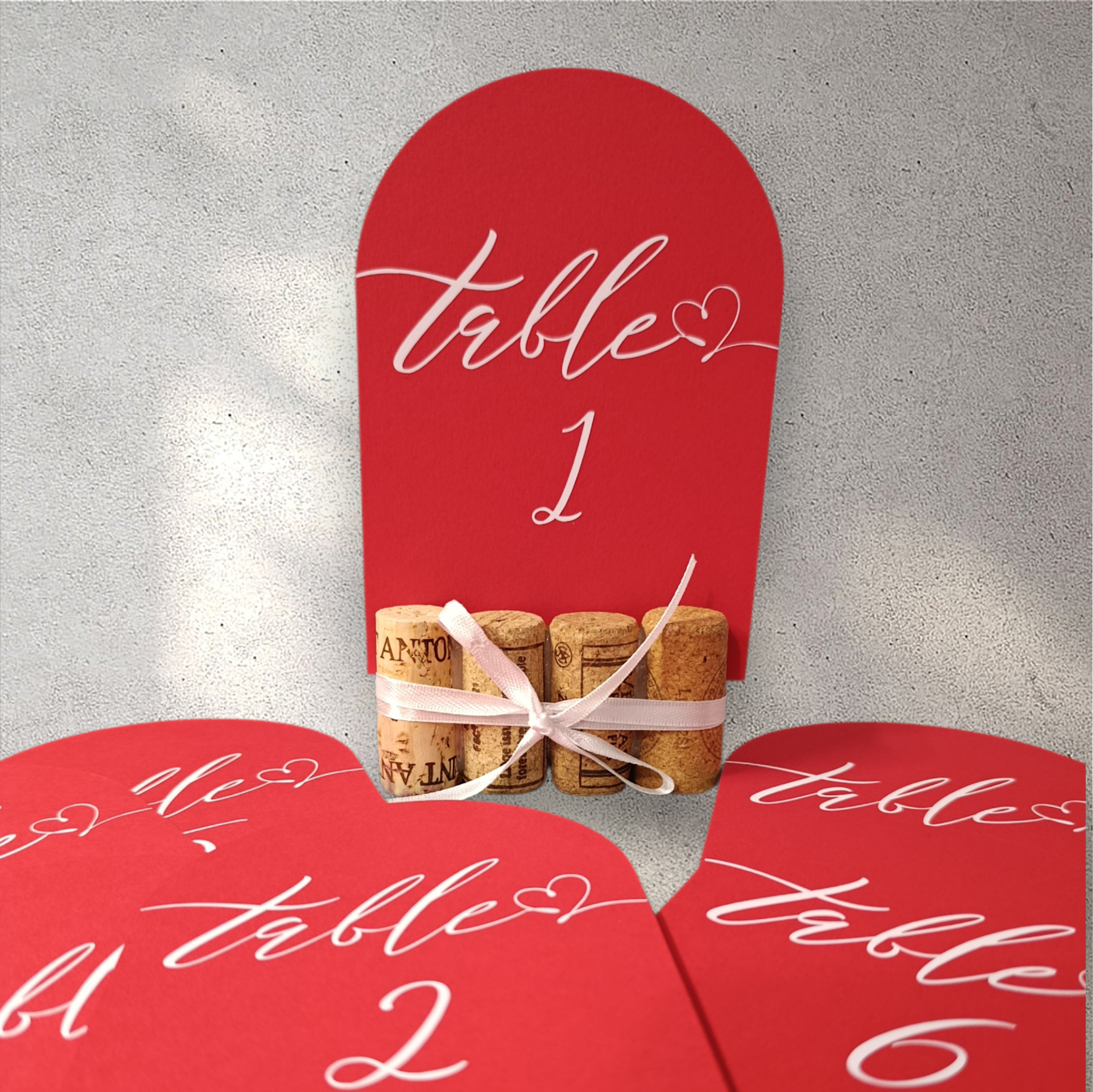 Numéro de table pour événements 