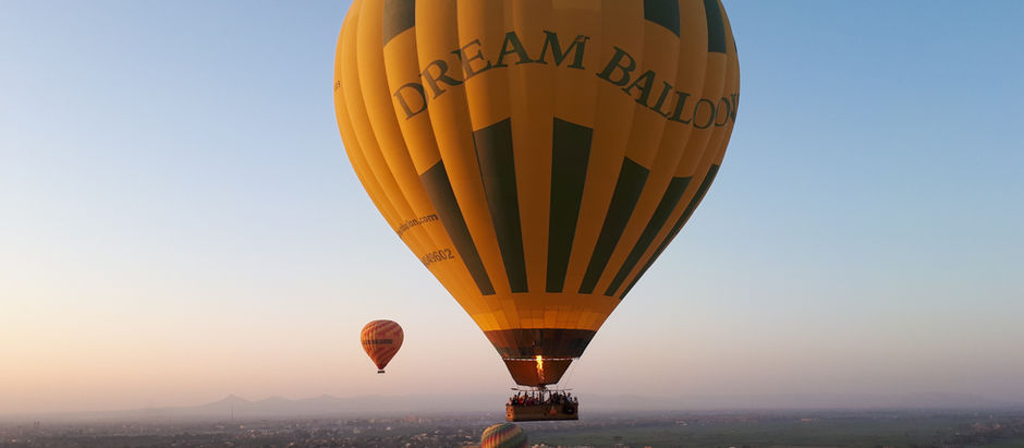 Volar sobre Egipto es una sensación que se queda contigo para siempre.