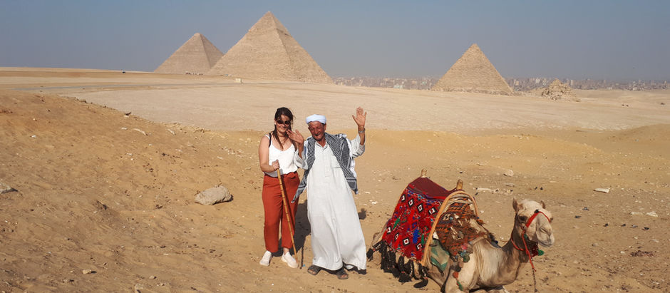 Mi travesÃa personal comienza en Egipto.