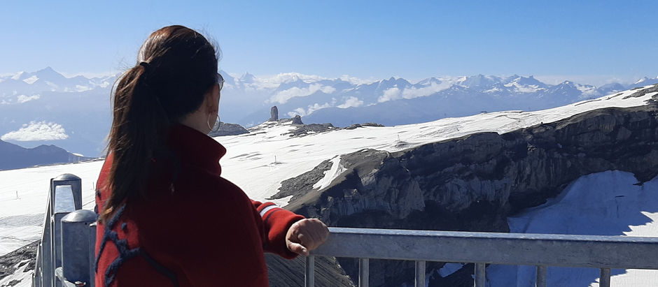 En Suiza siempre te mantienes mirando alto.