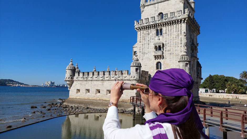 El barrio de Belén recuerda el pasado navegante de Portugal.