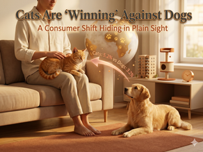 《Deconstructing the Pet Economy 》Series 02:Cats Are "Winning" Against Dogs - A Consumer Shift Hiding in Plain Sight