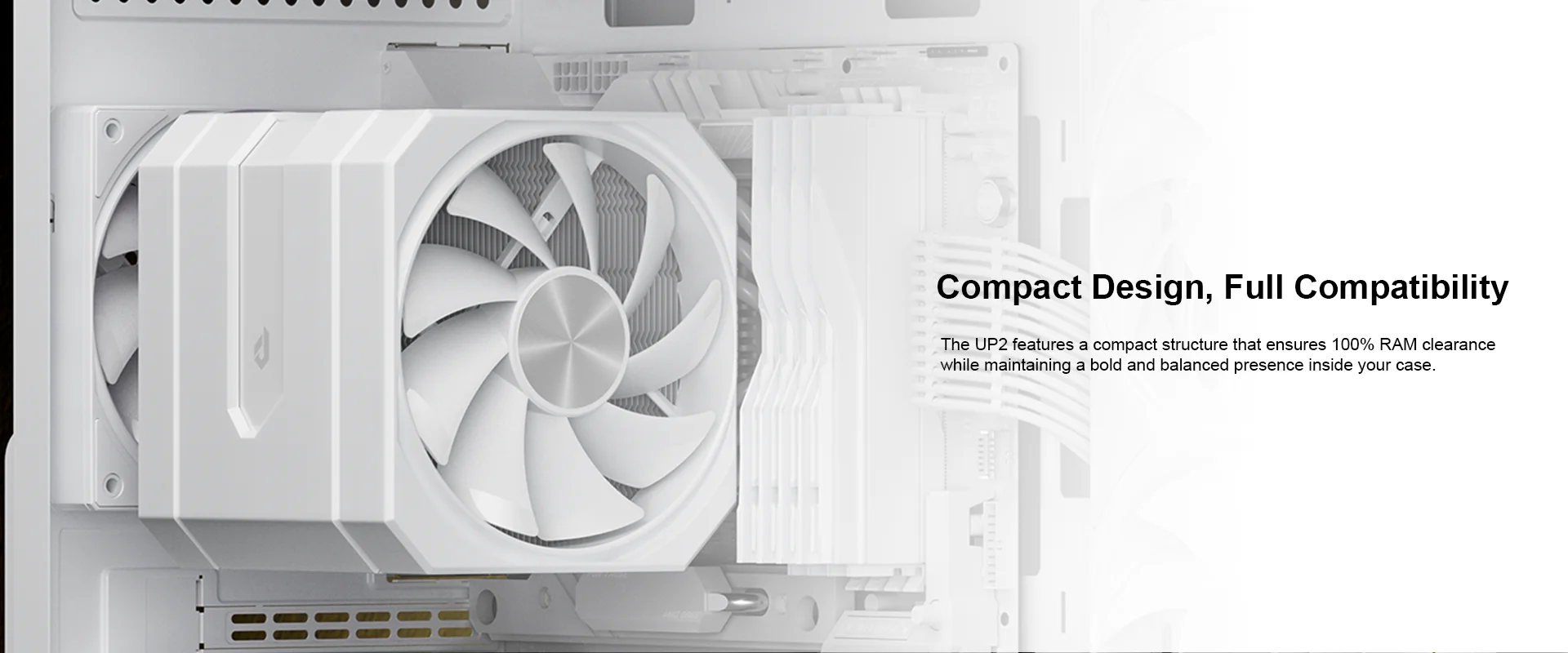 UpHere Gaming Up2T6 White CPU Air Cooler