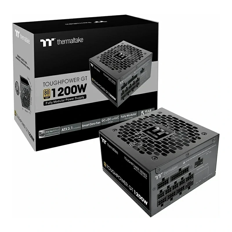 Thermaltake ToughPower GT 1200W 80 PLUS Gold PCIe5.1-ATX 3.1 Power Supply