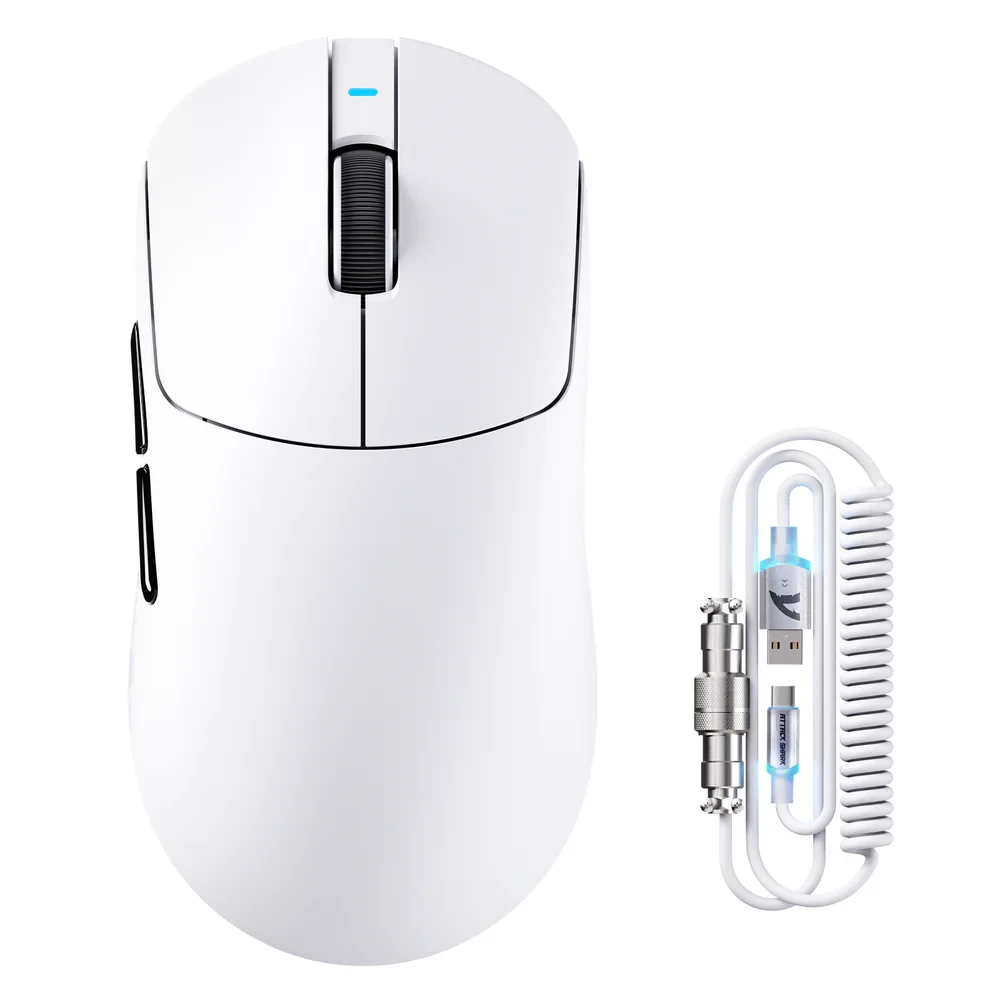 ATTACK SHARK X8PLUS Tri-mode Wireless Gaming Mouse With C06 ULTRA Cable