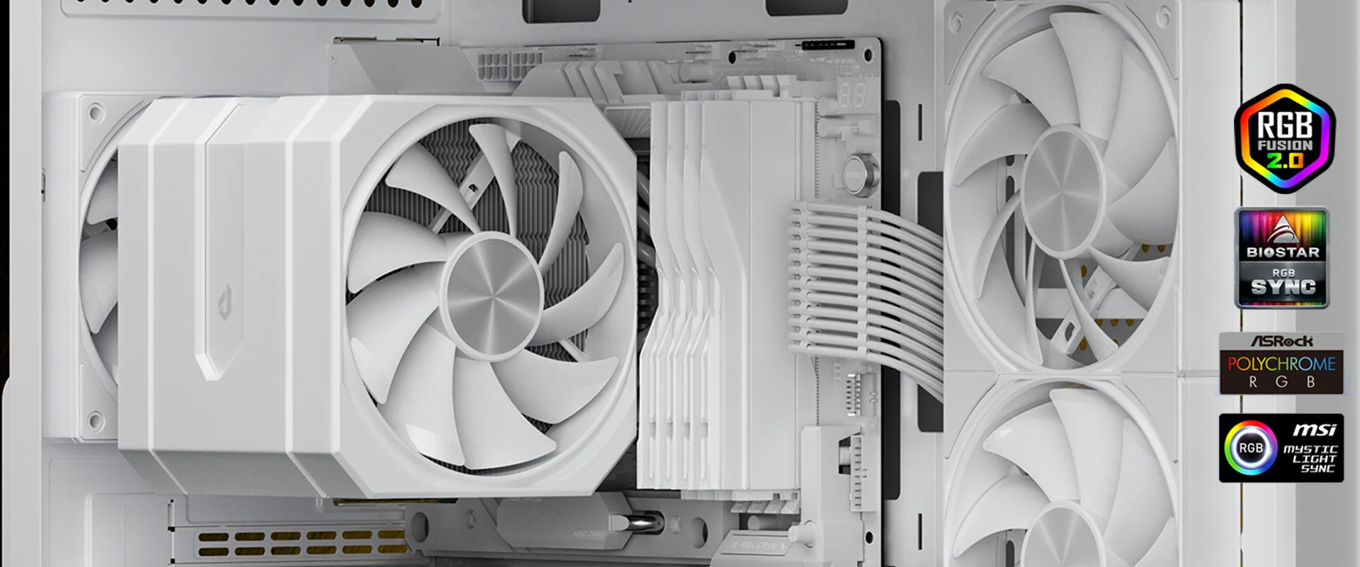 UpHere Gaming Up2T6 White CPU Air Cooler