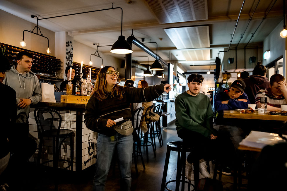 Briefing the Kumara Blues crew