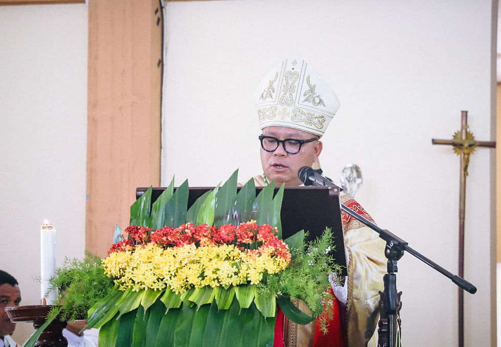 Tiga Ranah Kebahagiaan Imam: Pesan Uskup Labuan Bajo dalam Misa Pentahbisan di Ledalero