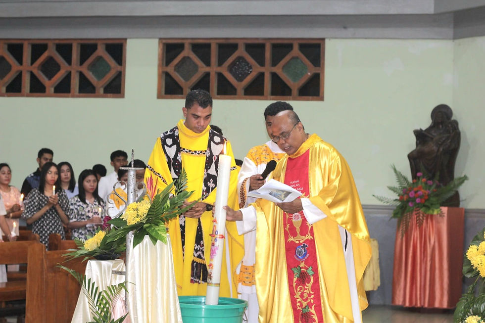Tuhan Sudah Bangkit; Potret Perayaan Malam Paskah Seminari Tinggi St. Paulus Ledalero