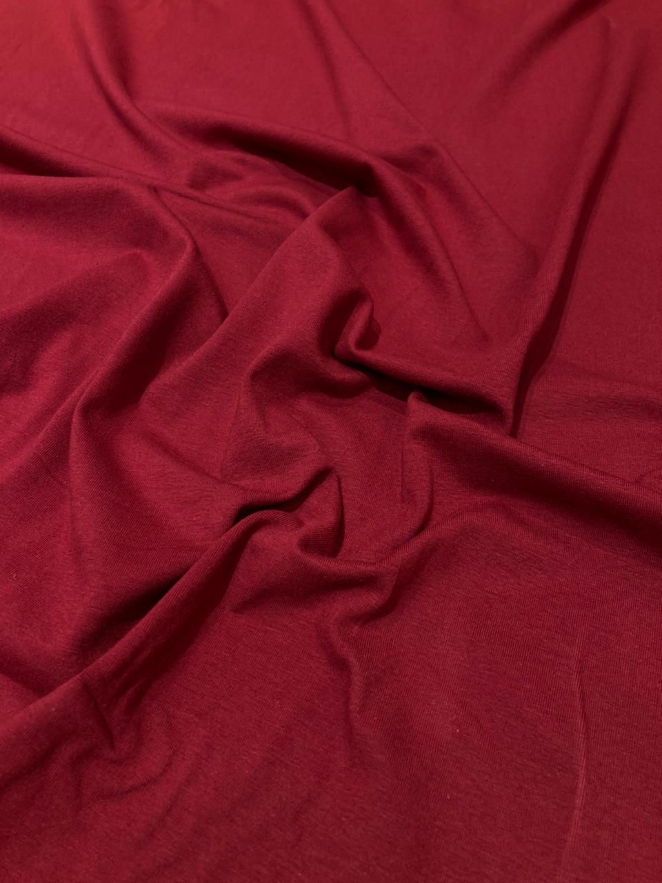 Algodón con lycra, bordo