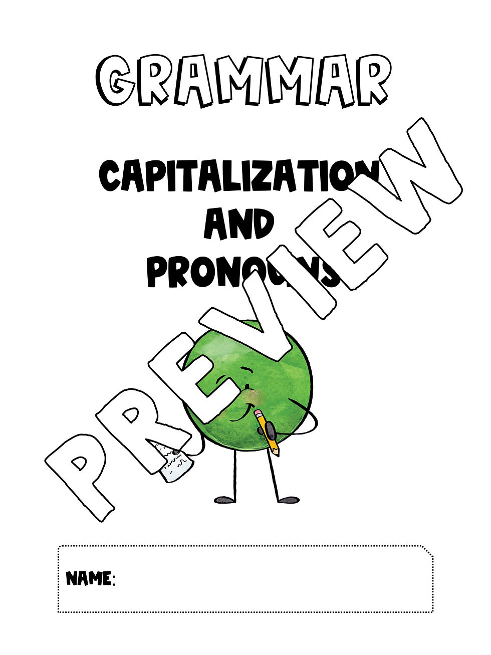Thumbnail: Capitalization and Pronouns Units