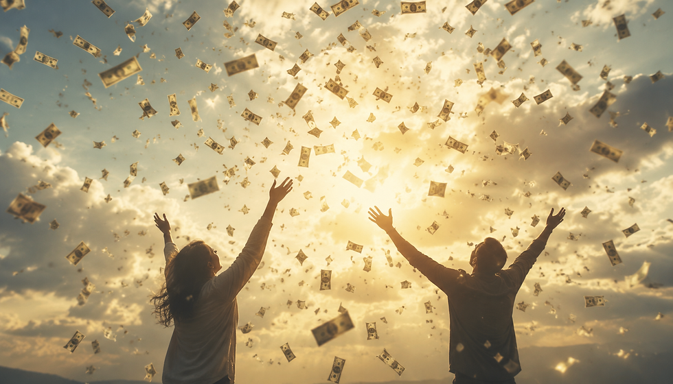 Geld fehlt aus dem Himmel