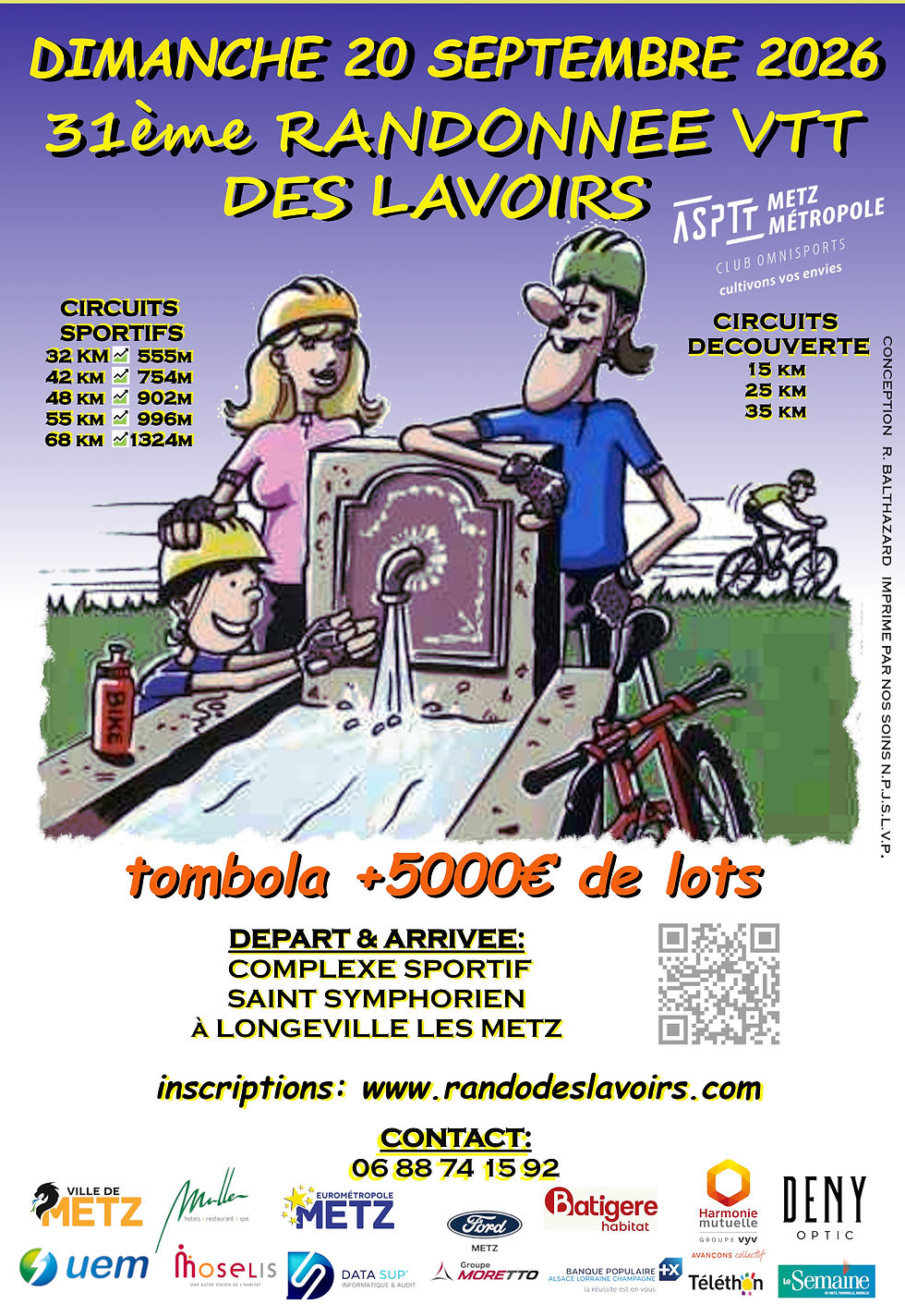 RANDO DES LAVOIRS : stationnement et circulation modifiés