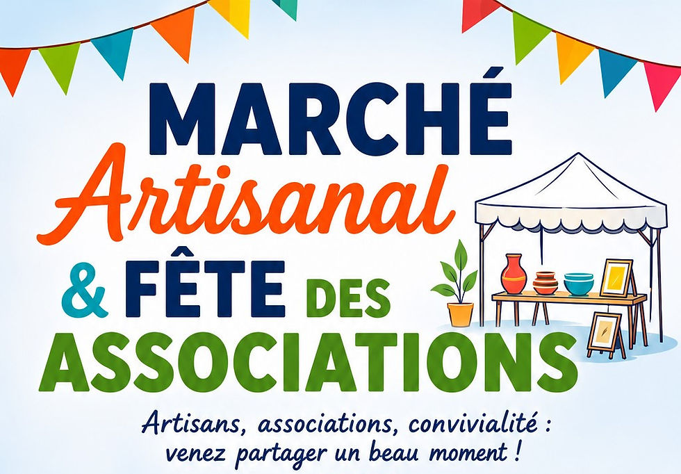 MARCHÉ ARTISANAL / FÊTE des ASSOCIATIONS