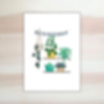 Kaart Beterschap planten van Lesja illustraties Breda