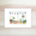 Kaart Home sweet home van Lesja illustraties Breda