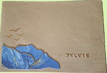 enveloppe assortie personnalisée