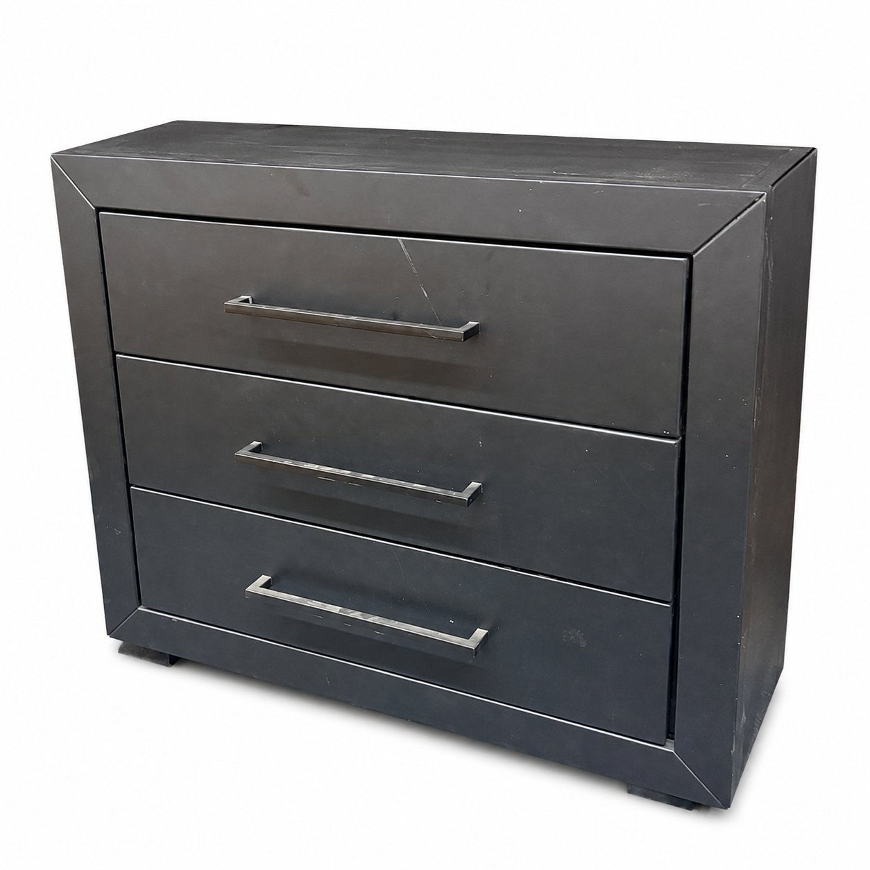 North American Solid Wood Three-Drawer Nightstand – Closeout