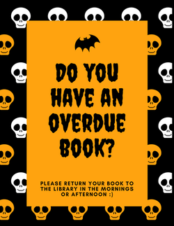 Overdue Book Flyer
