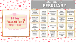 February Library Activities