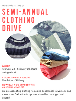 Cardinal Closet Clothing Drive