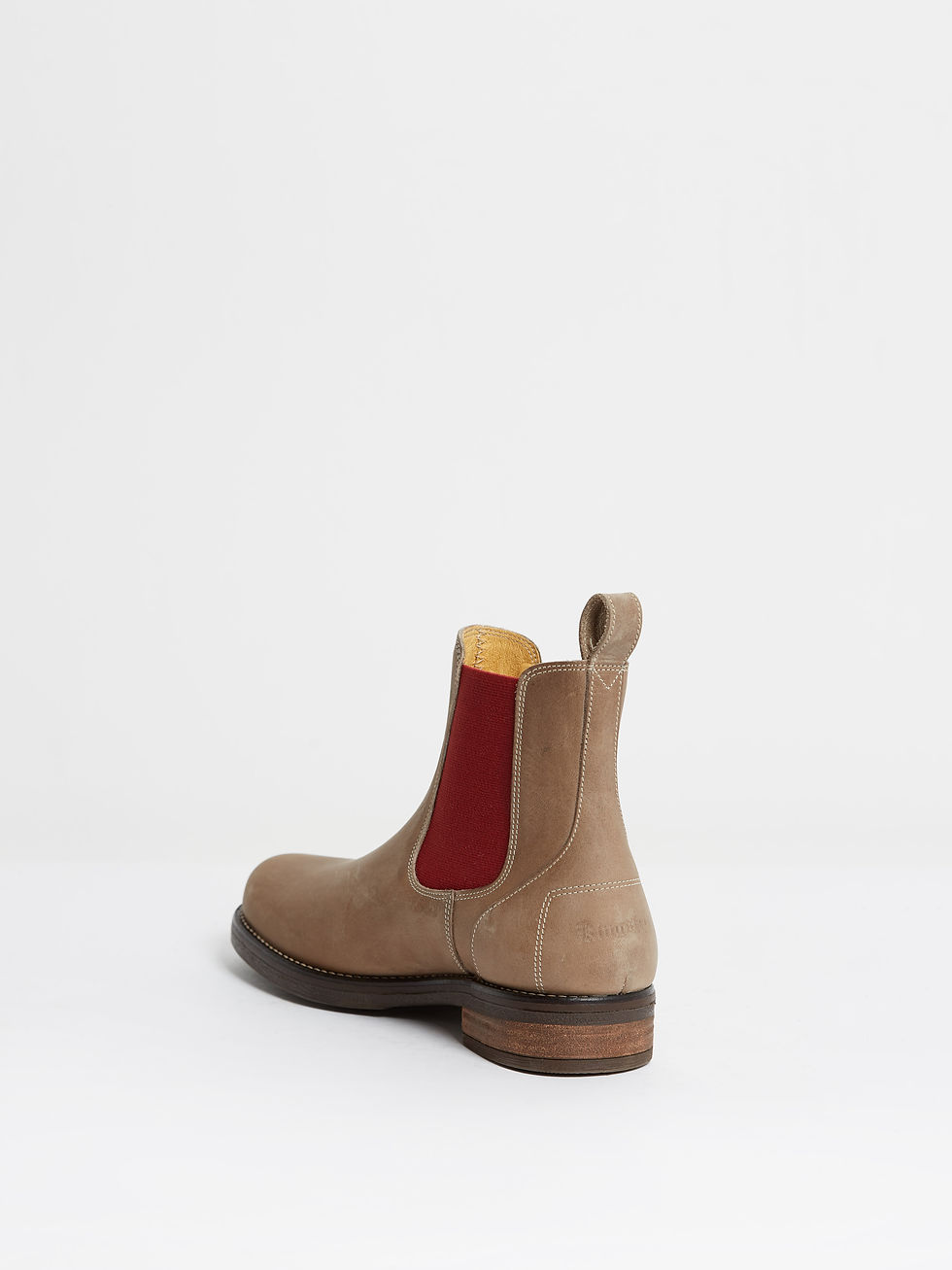 Thumbnail: Kingsley Amsterdam Short Boots, Grey w/red