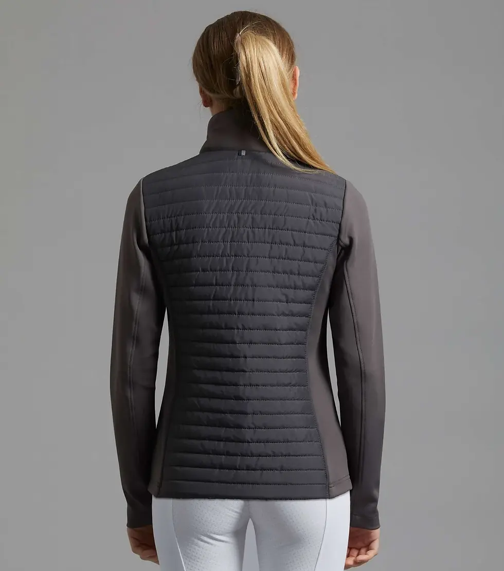 Thumbnail: Premier Equine Elena Technical Hybrid Jacket (gray or navy)