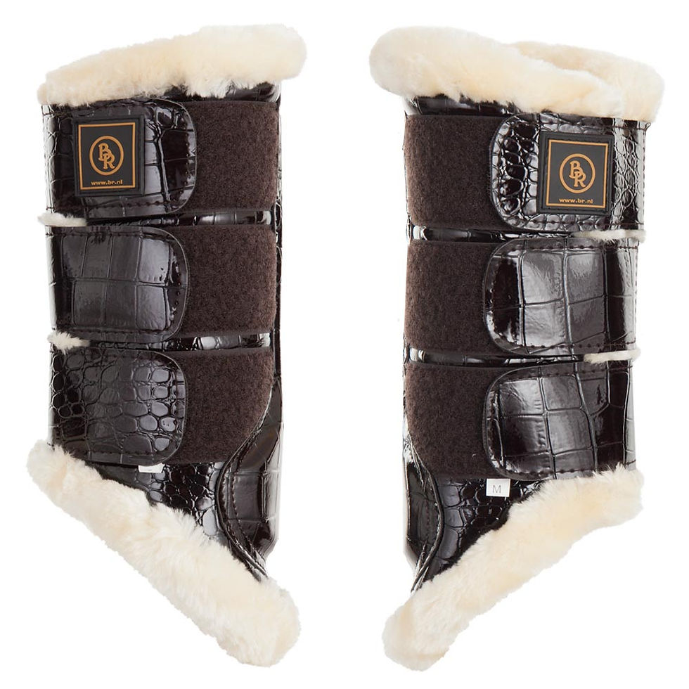 Thumbnail: BR Horse Boots Majestic Croc (Patent, 4 colors)