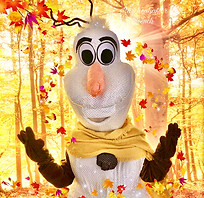 Book Snowman Olaf Mascot