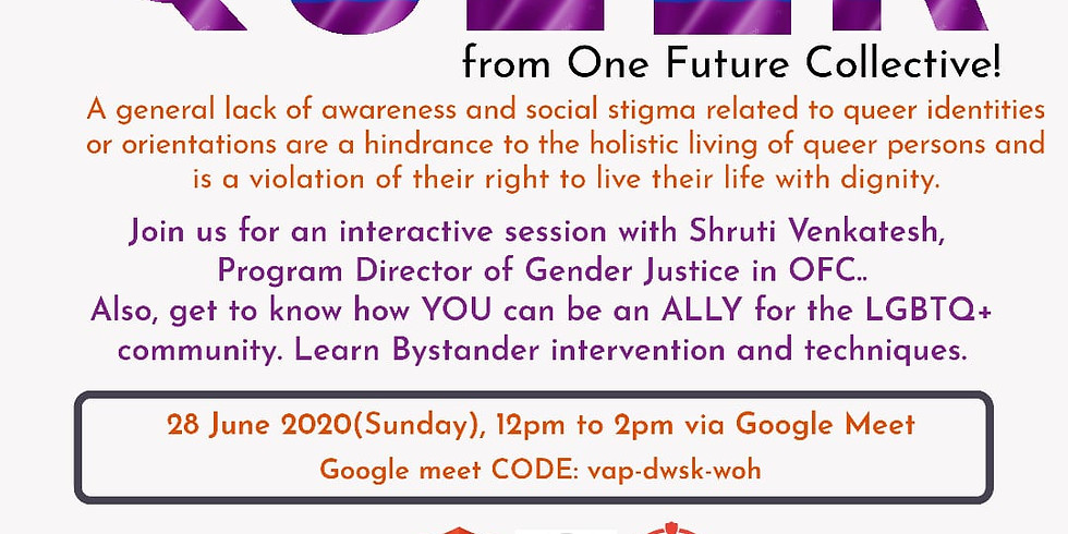 Be a support to LGBTQIA+ community