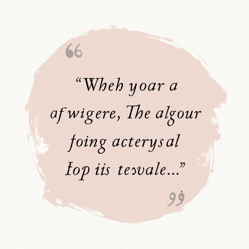 Inspirational Quote Graphic