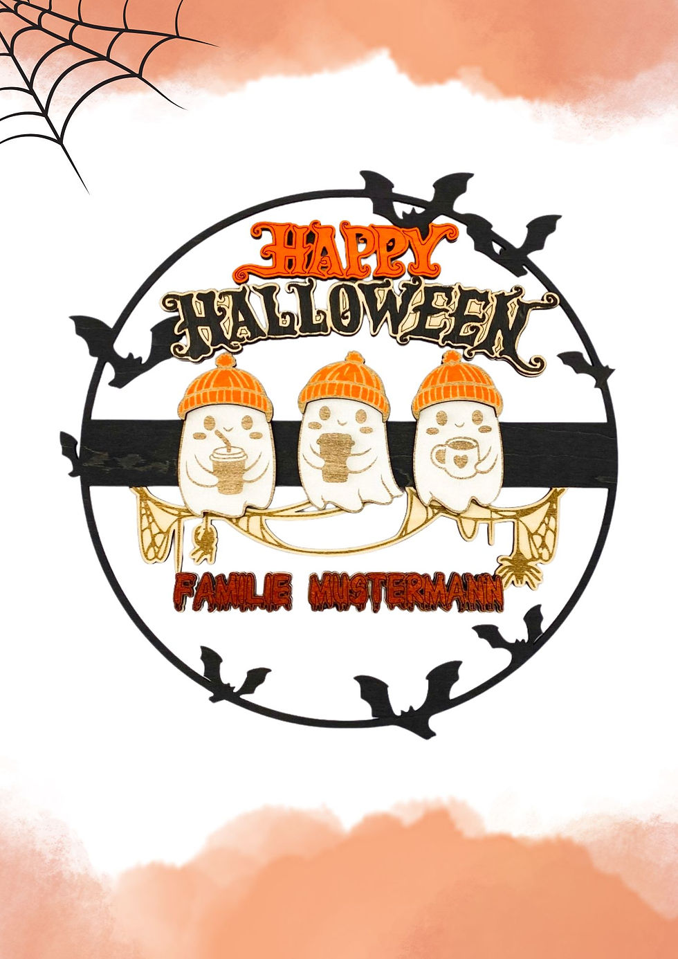 Personalisiertes Halloween Türschild
