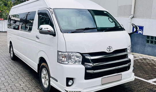 Car, Van & driver hire in Sri Lanka