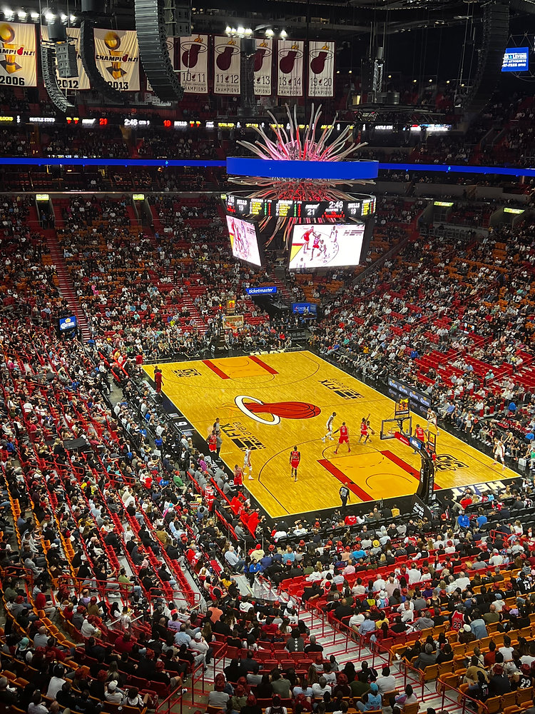 Game Atmosphere: Attending a Miami Heat game at the Kaseya Center