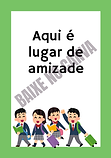 Placas de Permissão no Cartaz Verde Desenhado