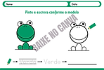 Desenho Para Colorir em A4 Simples Verde
