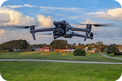 drone in flight