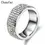 Thumbnail: Chanfar High Quality Crystal Stainless Steel Ring Multicolor