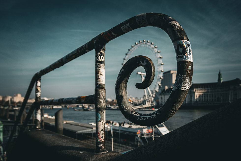 Westminster Bridge (Just over the road from Big Ben) ~When an ordinary foreground meets a monumental background