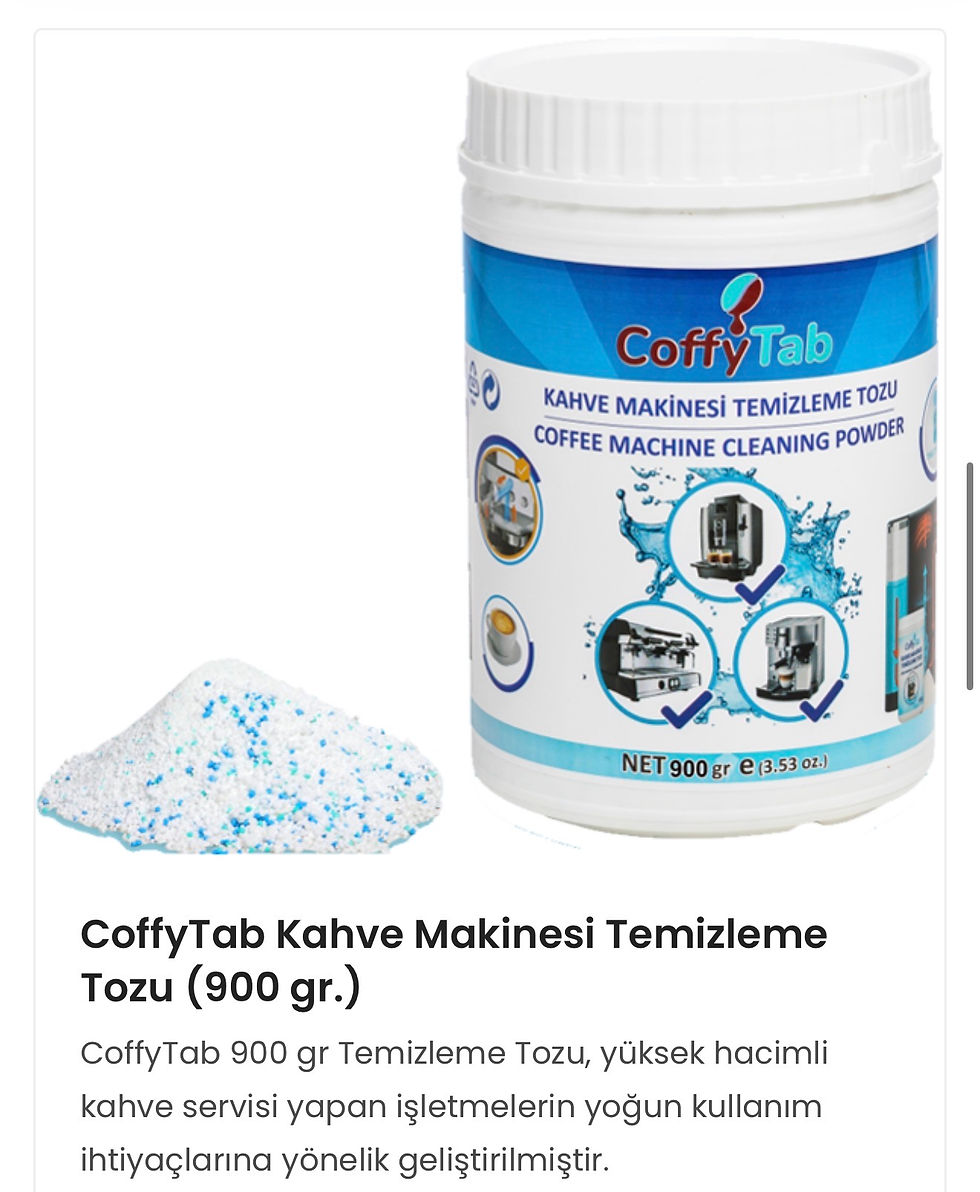 CoffyTab Kahve Makinesi Temizleme Tozu (900 gr.)