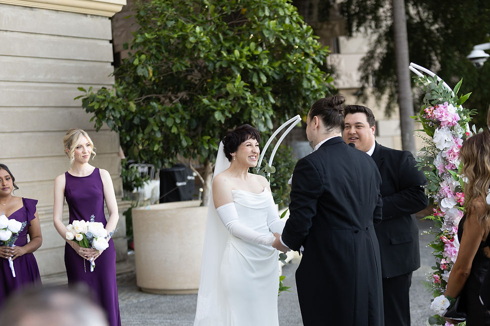 Customs house wedding ceremony