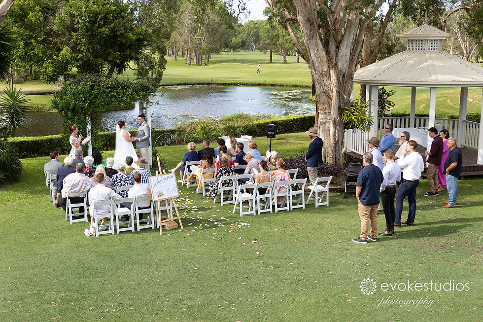 Redland bay golf club wedding photographer