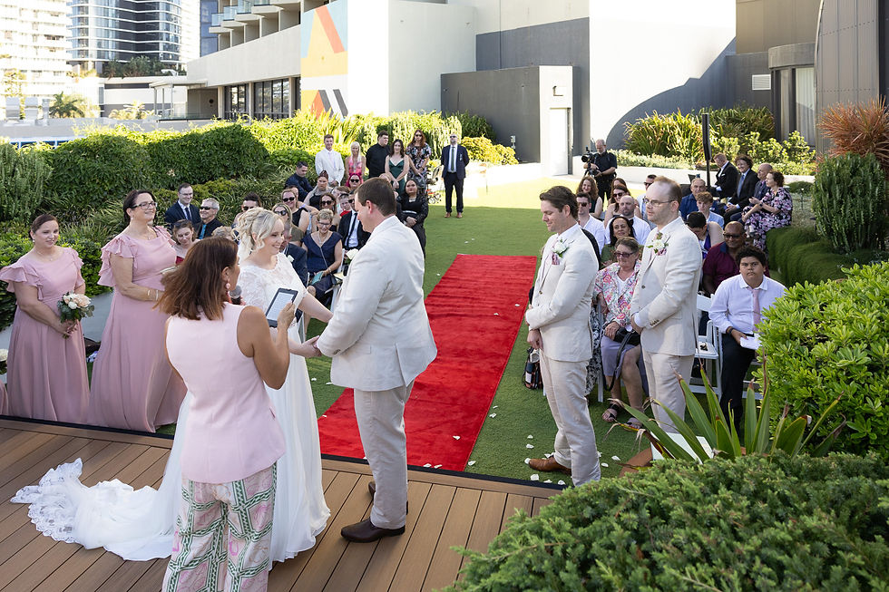 QT gold coast wedding ceremony