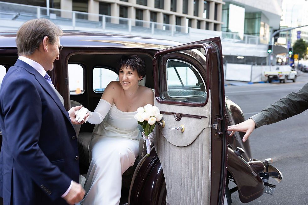 Ceremony arrival