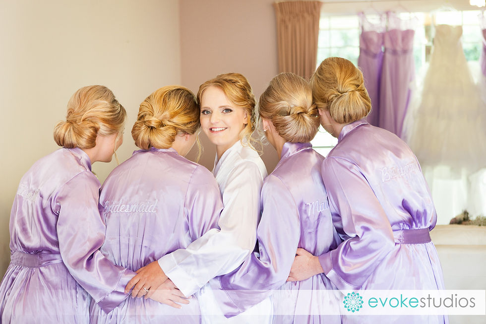 Robes bridal hair