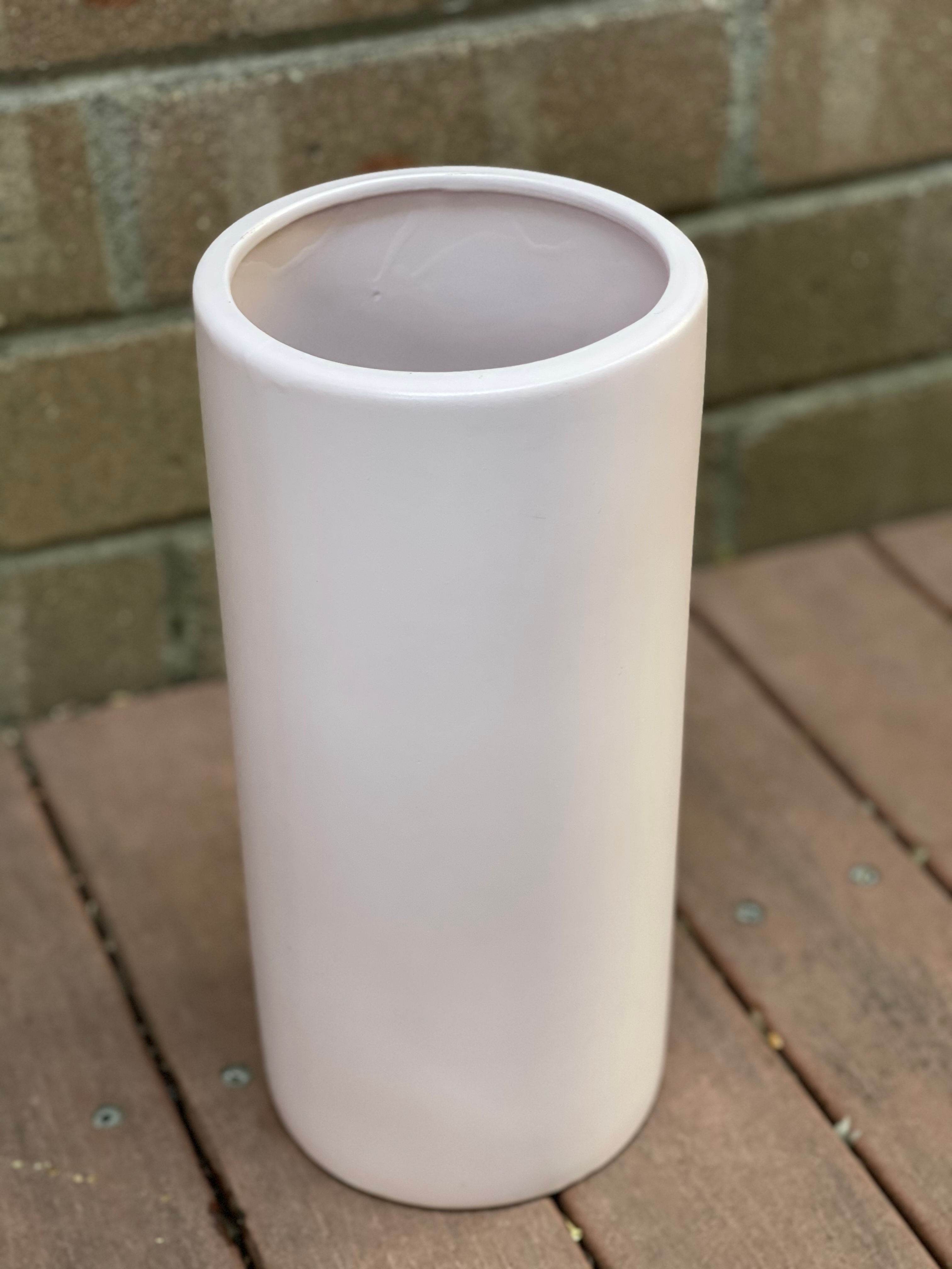 Limited Edition Soft Pink Ceramic Vase