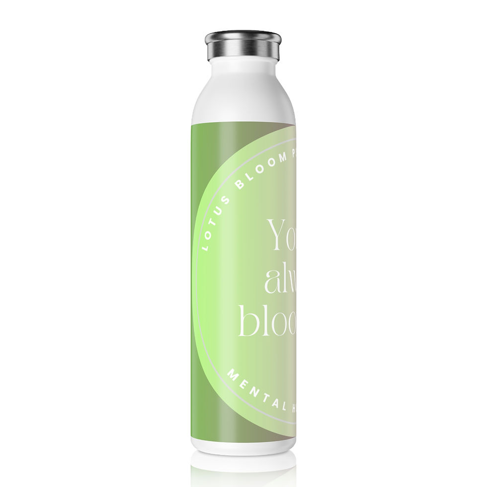 Thumbnail: Slim Water Bottle — "You're Always Blooming" Motivational Bottle
