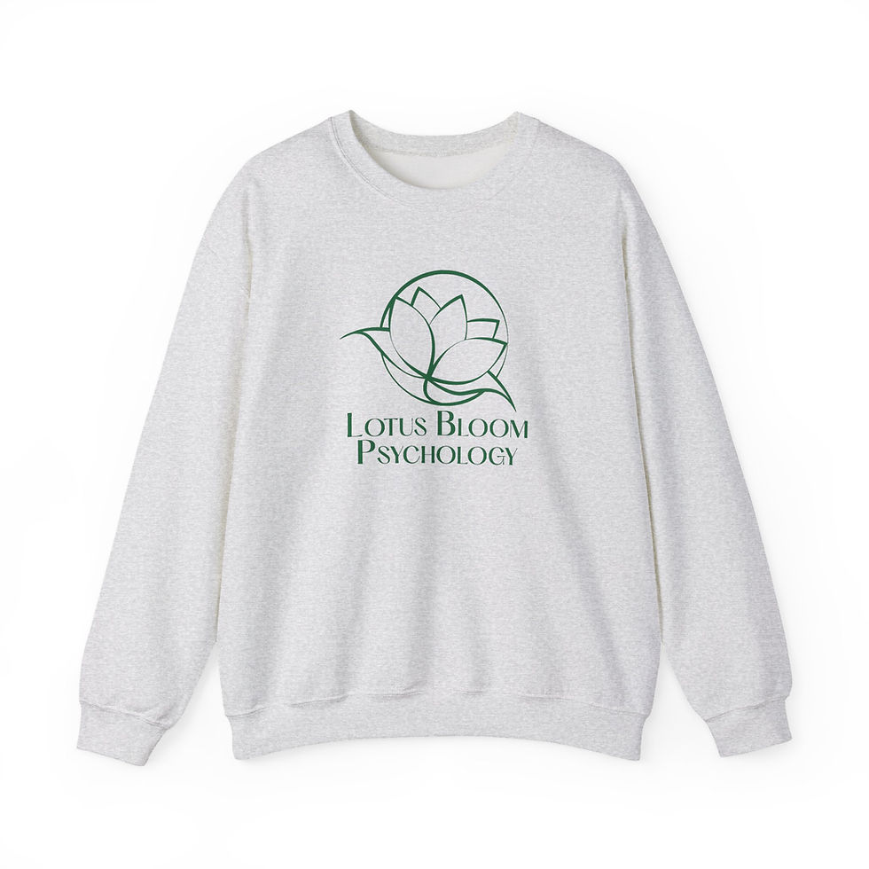 Lotus Bloom Psychology Unisex Heavy Blend™ Crewneck Sweatshirt