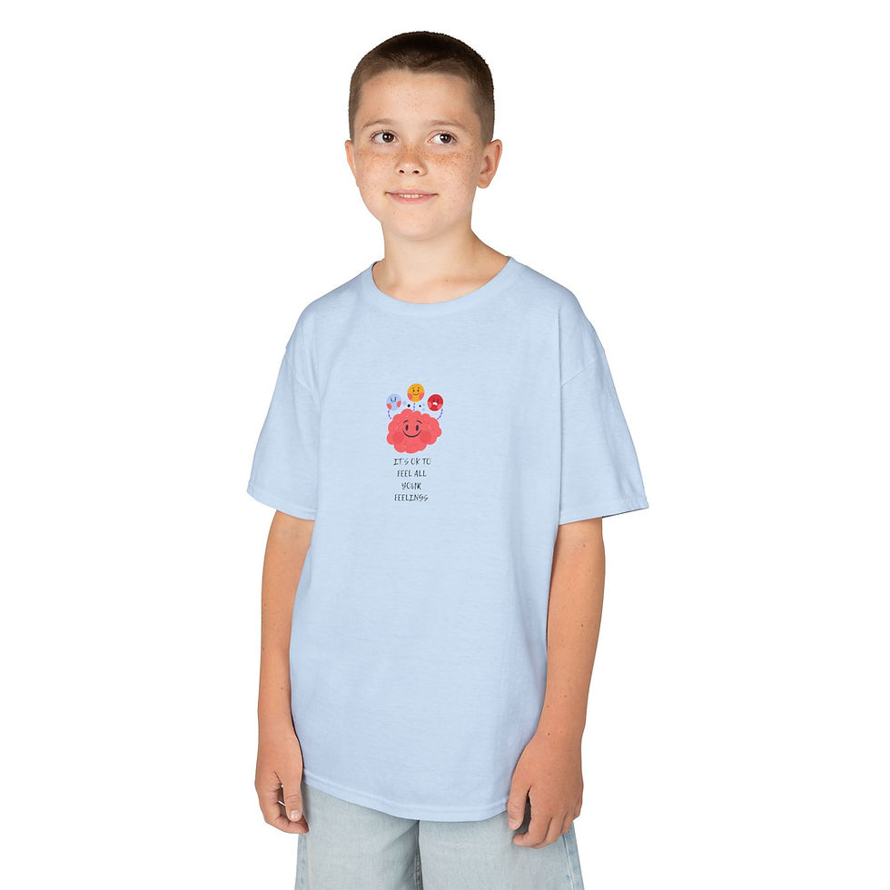 Thumbnail: Kids T‑Shirt — It's OK to Feel All Your Feelings